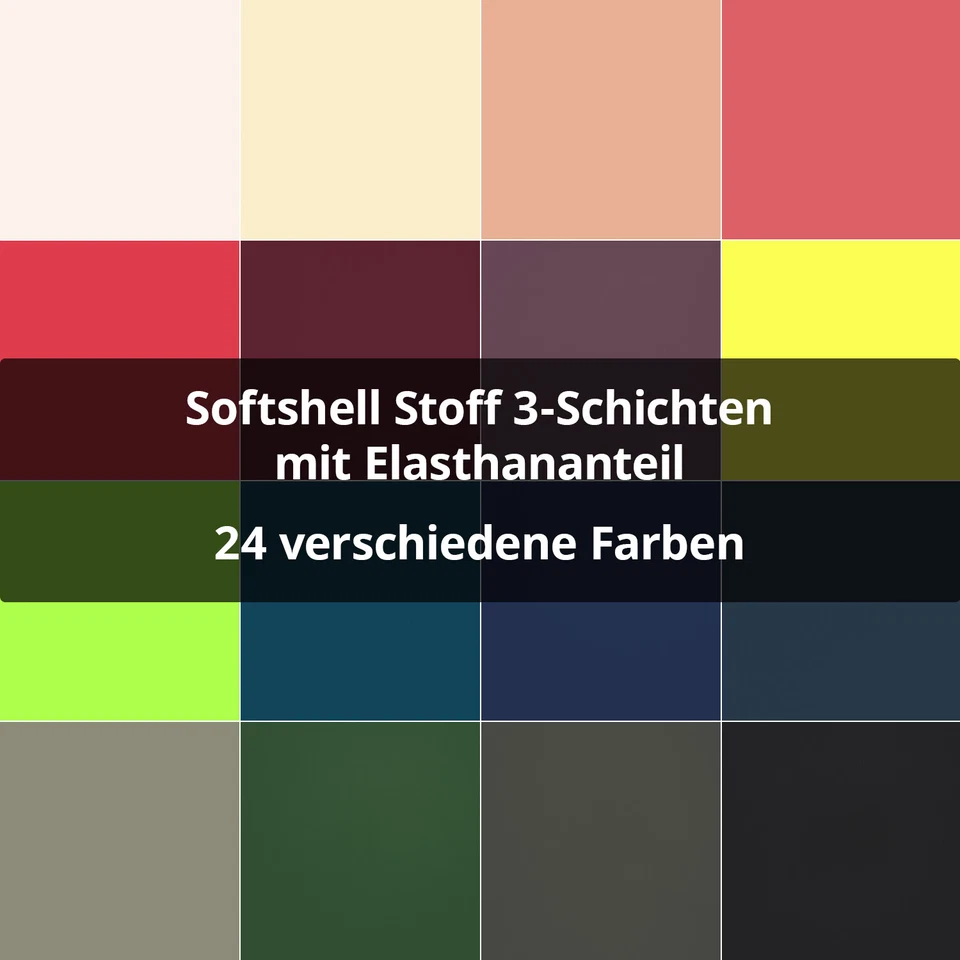 Softshell Stoff 3-Schichten mit Elasthananteil, uni (Meterware ab 0,50m) - Bild 1 von 1