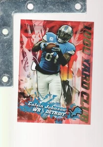 2014 Topps Chrome 1000 Yard Club #4 Calvin Johnson #29/99 RED REFRACTOR NM LIONS - Picture 1 of 2