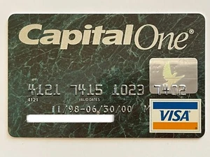 Capital One Visa Credit Card▪️Expired in 2000▪️Collectible - Picture 1 of 3