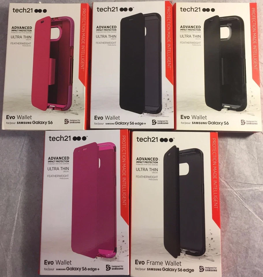 Новый OEM Tech21 Evo бумажник чехол для Samsung Galaxy S6 / S6 края / S6 края плюс! - Изображение 1 из 1