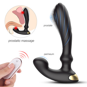 Remote Powerful Flapping Prostate Massager Dual Motor Male Waterproof Vibrators