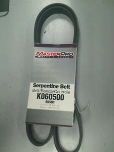 NEW MASTER PRO SERPENTINE BELT. K060500  6K500 - Picture 1 of 1