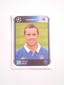 #180 David Weir Rangers FC - 2010/11 Panini Champions League
