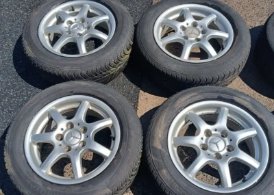 Mercedes-Benz 185/65 R15 6x15 ET44 5x112 Sommerreifen KBA 46209 Räder - Bild 1 von 4