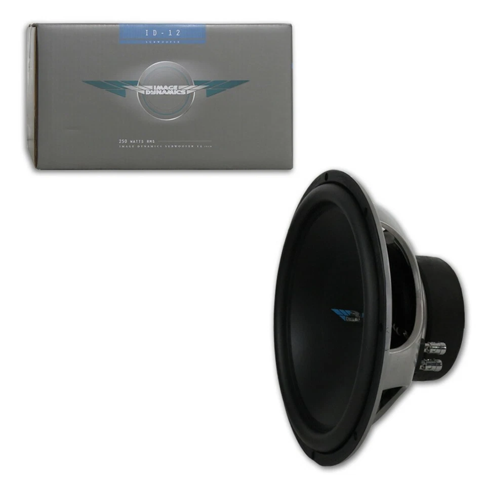 IMAGE DYNAMICS ID12 D2 V4 12" DUAL 2-OHM CAR DUAL VOICE COIL SUBWOOFER 250W RMS - Image 1 of 1