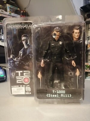 Genuine NECA TERMINATOR 2 T-1000 STEEL MILL 7" ACTION FIGURE - NEW - Image 1 of 2