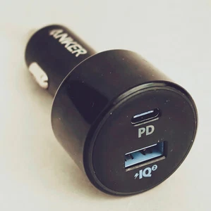 Anker PowerDrive Speed+ 2 USB-C Car Charger - tested, working! - Picture 1 of 4