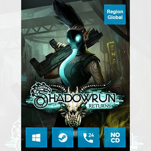 Shadowrun Returns Deluxe for PC Game Steam Key Region Free - Image 1 of 1