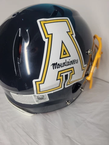 APPALACHIAN STATE MOUNTAINEERS Full Size Football Helmet Schutt meets NOCSAE Cover