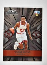2021-22 Wild Card Alumination Base Red 20 Stripe #ABC-69 Tamar Bates /10