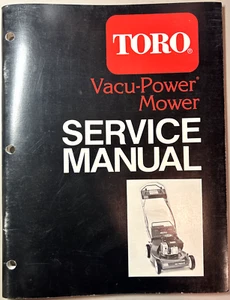 Toro Vacu-Power Mower Service Manual - 492-0371 - Picture 1 of 2