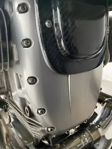 BMW R 1100 S Coprimotore Coperchio Frontale Torx V2A Acciaio Inox TX-Drive - Foto 1 di 5