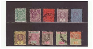 STRAITS SETTLEMENTS SC.109//127 1904-11 MH/MNH/GEBRAUCHT KING EDWARD KAT. $ 386,80 WPG4 - Bild 1 von 2