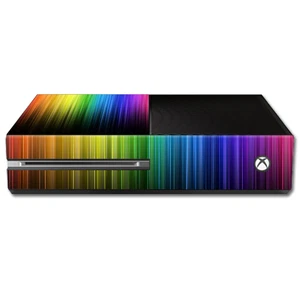 Skin Decal Wrap for Microsoft Xbox One Console sticker Rainbow Streaks - Picture 1 of 1