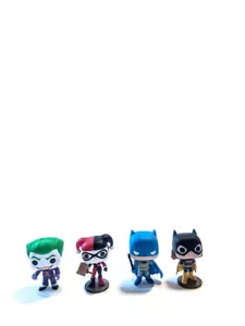 Funko POP Funkverse Strategy Game DC 100 Batman Batgirl Jocker Harley Quinn - Picture 1 of 4