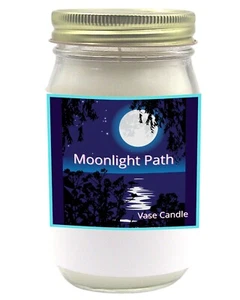 Vela tarro grande Moonlight Path - Mezcla de flores de verano | Tiempo de combustión de 100 horas - Imagen 1 de 3