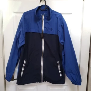 Disney Parks Resort Blue 60th Anniversary Full Zip Windbreaker Jacket Mens L - Picture 1 of 7