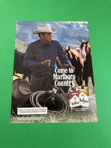 CIGARRILLOS MARLBORO ORIGINAL VINTAGE 1 PÁGINA ANUNCIO IMPRESO ANUNCIO DD5 - Imagen 1 de 1