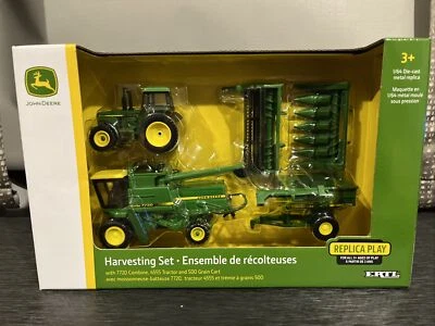 2022 ERTL 1:64 JOHN DEERE Harvest Set 7720 Combine 4555 Tractor & 500 Grain Cart - Image 1 of 4