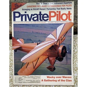 Privatpilot Luftfahrt Magazin November 1989 Wacos Flug Flugzeug Airplane - Bild 1 von 7