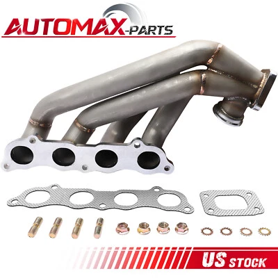 HP Series Winder Equal Length T3 Turbo Manifold for 02-11 Honda Civic Acura Foto 1 de 4