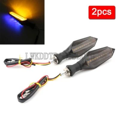 LED Flowing Turn Signals Light for Suzuki Gixxer GSX GSXS GSXR 600 750 1000 W X - Image 1 of 4