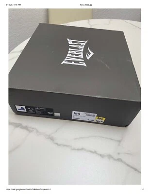Zapatos de Boxeo Elite Everlast US 11 Foto 1 de 3