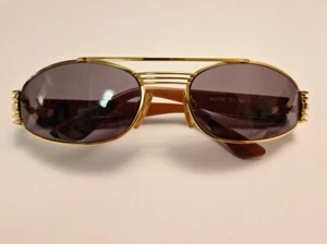 1990er Jahre Gianni Versace Vintage Sonnenbrille Mod.F38 Farbe 030 - Bild 1 von 7