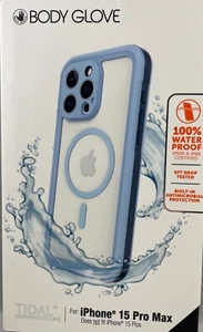 Body Glove Tidal Waterproof Case (Magsafe) - iPhone 15 Pro Max (6.7) Blue/Clear - Picture 1 of 2