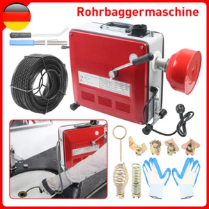 Rohrreinigungsgerät Rohrreiniger Rohrreinigungsmaschine Abflussreiniger 6 Köpfe. - Bild 1 von 10