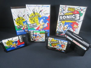 Mega Drive sonic knuckles the hedgehog SEGA MD genesis game Japan 4 cartridge jp - Picture 1 of 23