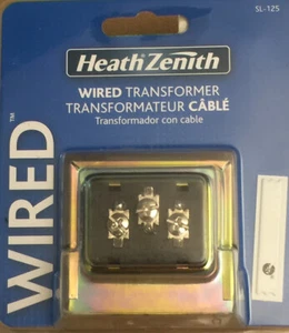 Transformador de timbre de puerta Heath Zenith SL-125-02 con cable - Imagen 1 de 3