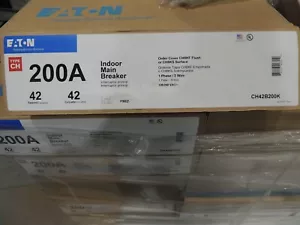 EATON CORPORATION CH42B200K LOAD CENTER 200A 3W 1 PH (BRAND NEW) - Picture 1 of 1