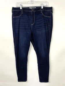 Hollister Womens Denim Jeans Size 19R Blue Curvy High Rise Advanced Stretch - Picture 1 of 9
