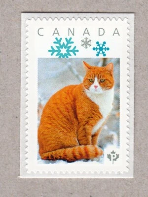 Jengibre, rojo = gato doméstico = Foto franqueo MNH sello Canadá 2016 [p16/05dc3/3] Foto 1 de 2