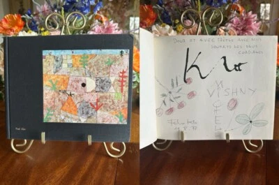 Paul Klee by Felix Klee, Signed w Original Art 1st Ed 1963 Vintage Painting Book - Image 1 of 4