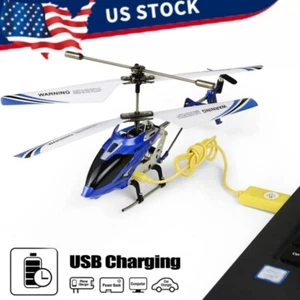 3.5CH Remote Control Helicopter Syma S107G RC Helicopter w/ Gyro Toy Gift Kid US - Picture 1 of 12