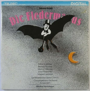 HARNONCOURT STRAUSS DIE FLEDERMAUS ETERNA ED.1 DIGITAL 2LP 729279-280 NM - Picture 1 of 4
