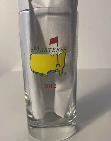 Masters Champions Augusta National 2012 Golf Commemorative Highball Glass Cover