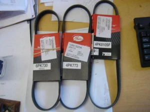 FOR TOYOTA LUCIDA ESTIMA 2.2TD ALTERNATOR AUXILIARY BELT A/C POWER STEERING BELT - Picture 1 of 1