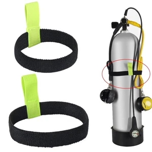 Scuba Tank Hoop Strap Elastic Holder for 6L 12L Cylinder Secure Storage - Picture 1 of 24