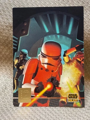 1995 Topps Star Wars Galaxy 3 LucasArts #L1 Dark Forces Stormtrooper Foto 1 de 2
