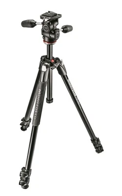 290 Xtra Dreiteiliges Aluminiumstativ mit Kopf|Manfrotto - Bild 1 von 2