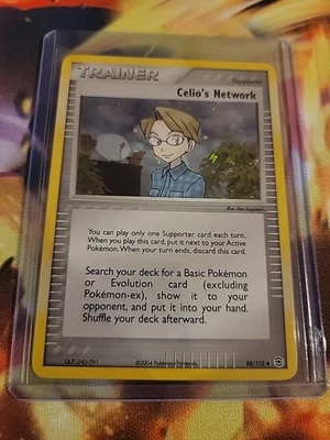 Celio's Network 88/112 REVERSE HOLO RARE Pokemon EX Fire Red & Leaf Green NM - Image 1 of 4