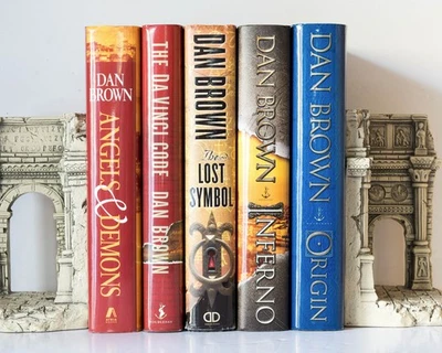 Dan Brown ROBERT LANGDON Complete Series Lot of 5 (#1-5) Set HC HARDCOVER Books - Image 1 of 4