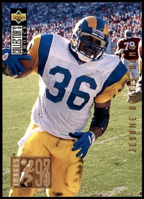 Jerome Bettis 1994 Collector's Choice #35 Rams NFL LEER ENVÍO GRATUITO AutographDen Foto 1 de 2
