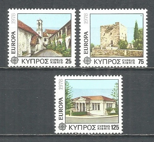 Chipre 1978 ano, perfeito estado, sem marca de charneira (**) Europa Cept - Imagem 1 de 1