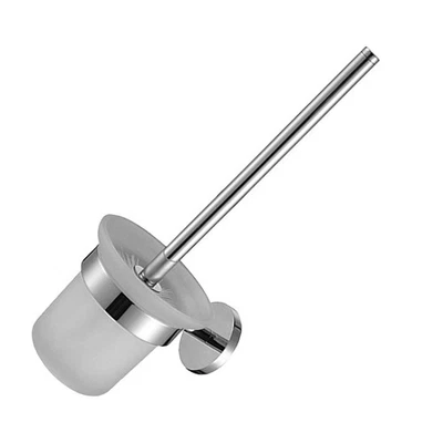 Scopino per WC e supporto Set Supporto in per lavabo da bagno in acciaio - Immagine 1 di 4