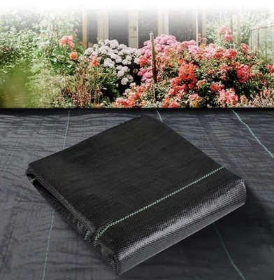 16’ X 6’ Weed Barrier Garden Landscape Fabric Durable Heavy-Duty Weed Block Mat - Image 1 of 4