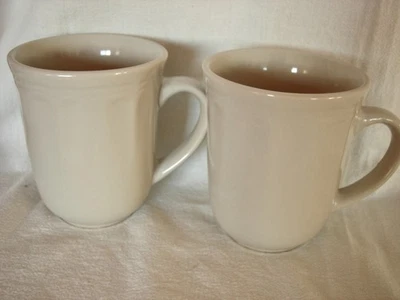 "Juego de 2 tazas/tazas Citrus Grove nuevo con etiquetas - bronceado 4,5"" - Far East Brokers" Foto 1 de 4